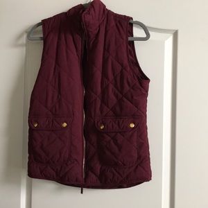 Maroon vest